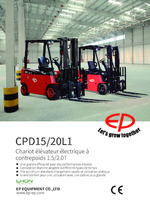 Wózki widłowe elektryczne EP CPD15L1
