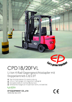 Wózki widłowe elektryczne EP CPD18FVL