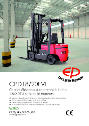 Wózki widłowe elektryczne EP CPD18FVL