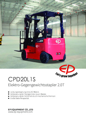 Wózki widłowe elektryczne EP CPD20L1S