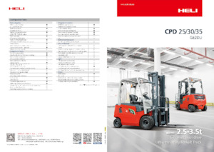 Wózki widłowe elektryczne Heli CPD25