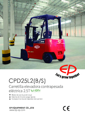 Wózki widłowe elektryczne EP CPD25L2S