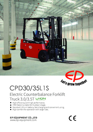 Wózki widłowe elektryczne EP CPD35L1S