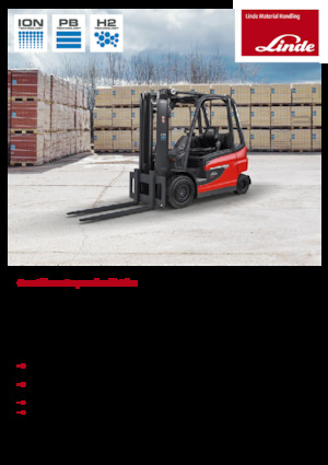 Wózki widłowe elektryczne Linde E30/600HL