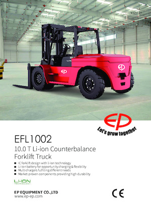 Wózki widłowe elektryczne EP EFL1002