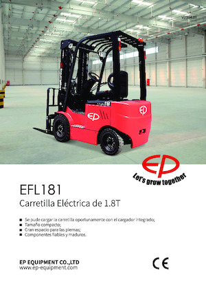Wózki widłowe elektryczne EP EFL181