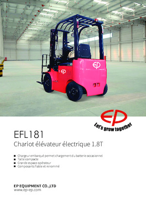 Wózki widłowe elektryczne EP EFL181