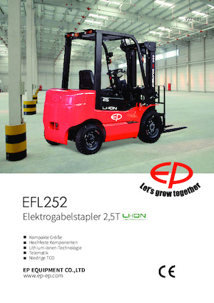 Wózki widłowe elektryczne EP EFL252
