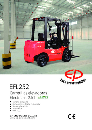 Wózki widłowe elektryczne EP EFL252