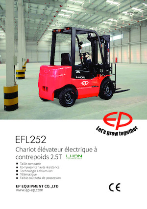 Wózki widłowe elektryczne EP EFL252