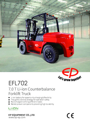 Wózki widłowe elektryczne EP EFL702