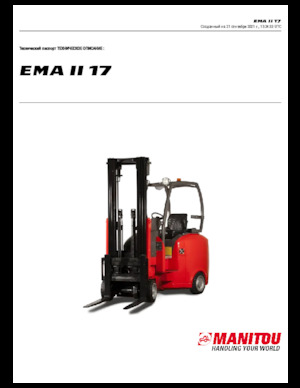 Wózki widłowe elektryczne Manitou EMA II 17