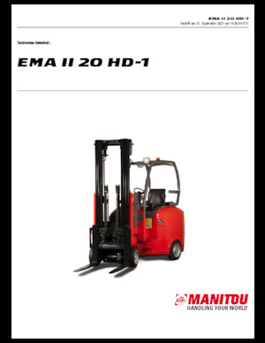 Wózki widłowe elektryczne Manitou EMA II 20 HD-1