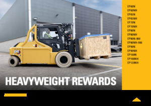 Wózki widłowe elektryczne Caterpillar EP80N