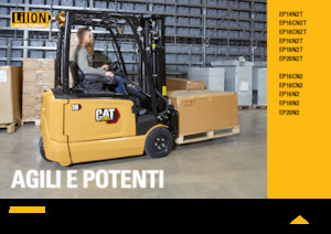 Wózki widłowe elektryczne Caterpillar EP80N