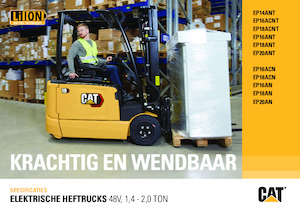 Wózki widłowe elektryczne Caterpillar EP16AN