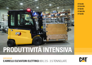 Wózki widłowe elektryczne Caterpillar EP25ACN