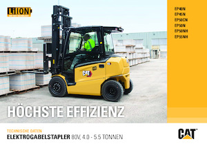 Wózki widłowe elektryczne Caterpillar EP45N