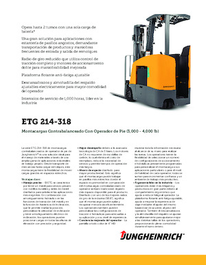 Wózki widłowe elektryczne Jungheinrich ETG 214