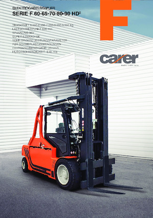 Wózki widłowe elektryczne Carer F 80 HD²
