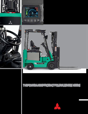Wózki widłowe elektryczne Mitsubishi FBC18LN
