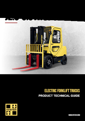 Wózki widłowe elektryczne Hyster J3.5XTLG