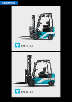 Wózki widłowe elektryczne Baoli KBE 30