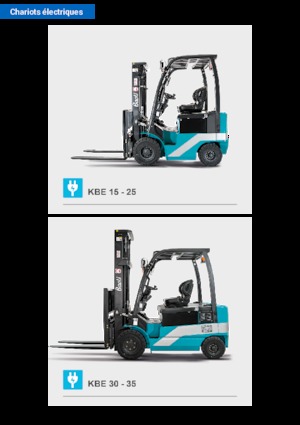 Wózki widłowe elektryczne Baoli KBE 30