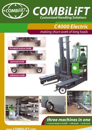 Spalinowe wielokierunkowe wózki widłowe Combi-Lift C 4000 E