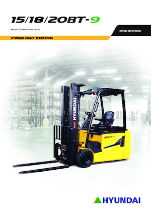 Wózki widłowe elektryczne Hyundai 20 BT 9 ac