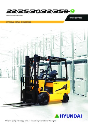 Wózki widłowe elektryczne Hyundai 32B-9