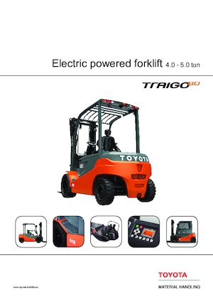 Wózki widłowe elektryczne Toyota 8 FBMT 40