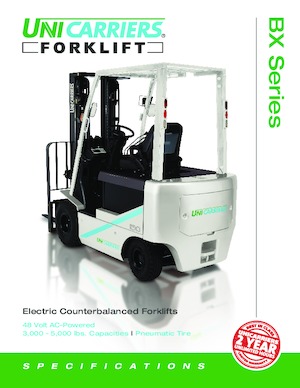 Wózki widłowe elektryczne UniCarriers BXP30LN