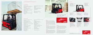 Wózki widłowe elektryczne Linde E 40/600 L