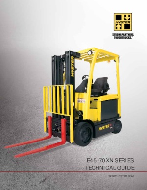 Wózki widłowe elektryczne Hyster E55XN
