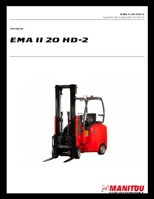 Wózki widłowe elektryczne Manitou EMA II 20 HD-2