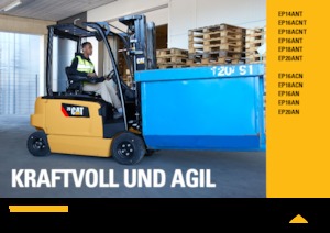 Wózki widłowe elektryczne Caterpillar EP16AN