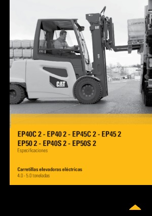 Wózki widłowe elektryczne Caterpillar EP50 2