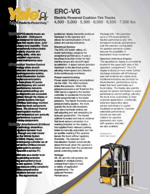 Wózki widłowe elektryczne Yale ERC060VG