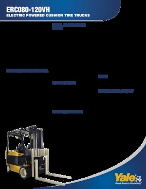Wózki widłowe elektryczne Yale ERC080VH
