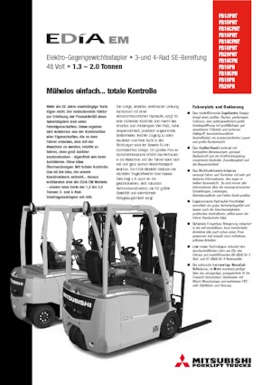 Wózki widłowe elektryczne Mitsubishi FB20PNT
