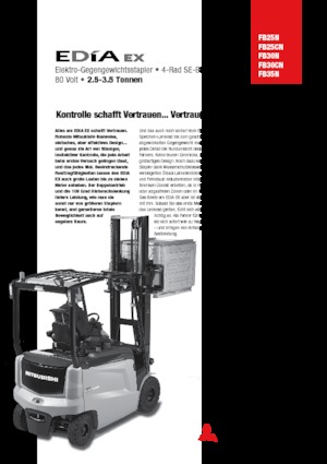 Wózki widłowe elektryczne Mitsubishi FB25CN