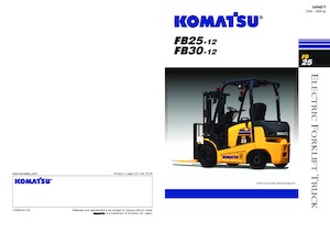Wózki widłowe elektryczne Komatsu FB30-12