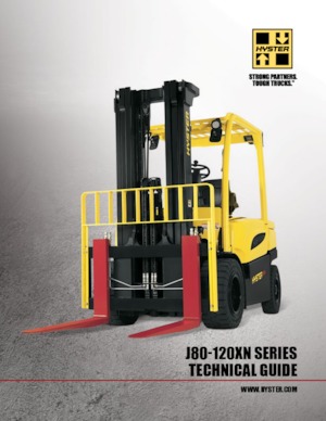 Wózki widłowe elektryczne Hyster J80XN