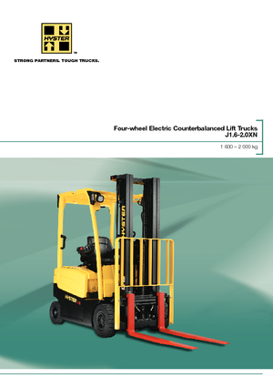 Wózki widłowe elektryczne Hyster J2.0XN (LWB)