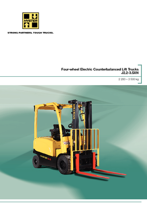 Wózki widłowe elektryczne Hyster J3.0XN