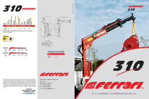 Elektryczne żurawie załadunkowe Ferrari® 310 A1 E 
