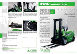 Wózki widłowe elektryczne Cesab MAK 500 AC