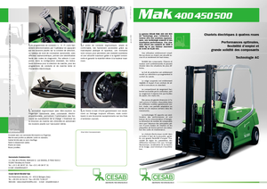 Wózki widłowe elektryczne Cesab MAK 450 AC