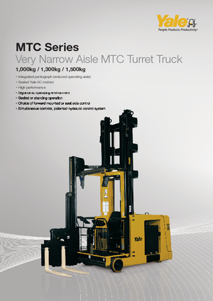 Elektryczne wózki widłowe boczne Yale MTC13